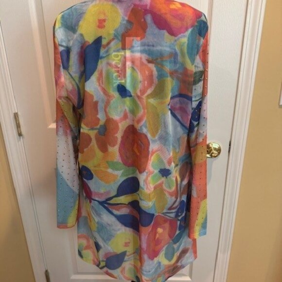 Berek 2 piece Sheer Floral Duster and Tank, Size M, NWT - Picture 4 of 9